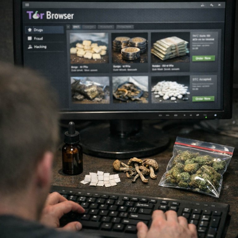 A Huge Range of Drugs on the Darknet dark web market links